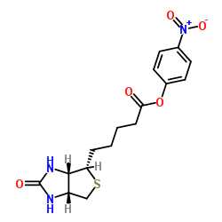 (+)-生物素 4-硝基苯酯结构式