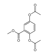 methyl 2,5-diacetyloxybenzoate结构式