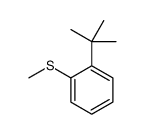 1-tert-butyl-2-methylsulfanylbenzene结构式