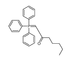 1-(triphenyl-&lambda;5-phosphanylidene)heptan-2-one结构式