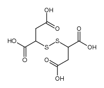 2,2'-dithiodisuccinic acid结构式