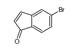 5-溴-1H-茚-1-酮结构式
