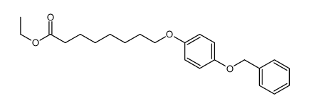 ethyl 8-(4-phenylmethoxyphenoxy)octanoate结构式