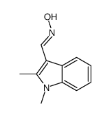 N-[(1,2-dimethylindol-3-yl)methylidene]hydroxylamine结构式