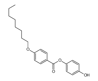 (4-hydroxyphenyl) 4-octoxybenzoate结构式