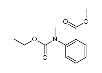 methyl N-methyl-N-carbethoxyanthranilate结构式