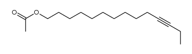 11-tetradecyne-1-yl acetate结构式