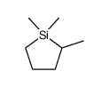 1,1,2-trimethyl-1-silacyclopentane结构式
