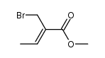 methyl 2-bromomethylbut-2-enoate结构式