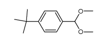 para-tert.-Butylbenzaldehyddimethylacetal结构式