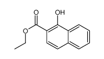 2-Naphthalenecarboxylic acid, 1-hydroxy-, ethyl ester结构式
