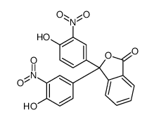 3,3-bis(4-hydroxy-3-nitrophenyl)-2-benzofuran-1-one结构式