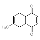 1,4-Naphthoquinone, 4a,5,8,8a-tetrahydro-6-methyl-结构式