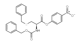 NΑ-Z-S-苄基-L-半胱氨酸 4-硝基苯酯结构式