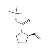 (R)-1-[(1,1-dimethylethoxy)carbonyl]-2-ethenylpyrrolidine结构式