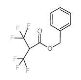 benzyl 3,3,3-trifluoro-2-(trifluoromethyl)propanoate (en)Propanoic acid, 3,3,3-trifluoro-2-(trifluoromethyl)-, phenylmethyl ester (en)结构式