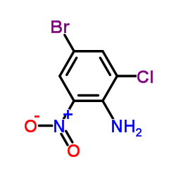 4-溴-2-氯-6-硝基苯胺结构式