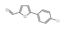 5-(4-氯苯基)-2-呋喃甲醛结构式