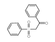 2-(苯基磺酰)苯乙酮结构式