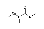 N,N,N-Trimethylureidodimethylstibin结构式