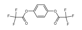 1,4-Bis-(trifluoracetoxy)-benzol结构式