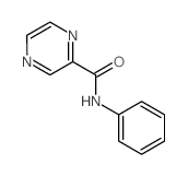 2-Pyrazinecarboxamide,N-phenyl-结构式