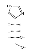 4(5)-(D-arabinotetritol-1-yl)-imidazole结构式
