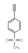 1-乙炔-4-(甲基磺酰基)-苯结构式