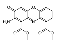 dimethyl 2-amino-3-oxophenoxazine-1,9-dicarboxylate结构式