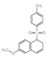 6-methoxy-1-(4-methylphenyl)sulfonyl-2H-quinoline结构式