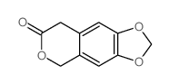 7H-1,3-Dioxolo[4,5-g][2]benzopyran-7-one, 5,8-dihydro-结构式