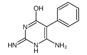 2,6-diamino-5-phenyl-1H-pyrimidin-4-one结构式