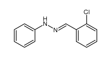 1-(2-chlorobenzylidene)-2-phenylhydrazine结构式