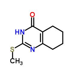 2-(甲基硫代)-5,6,7,8-四氢喹唑啉-4(3h)-酮结构式