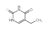 5-乙基-2-硫脲嘧啶结构式
