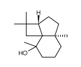 2-Methyl-2-hydroxy-6&alpha;,10,10-trimethyl-1&alpha;,9&alpha;-aethylen-bicyclo[4.3.0]nonan结构式