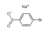 4-bromobenzenesulfinic acid sodium salt结构式
