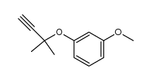 1-methoxy-3-(2-methylbut-3-yn-2-yloxy)benzene结构式