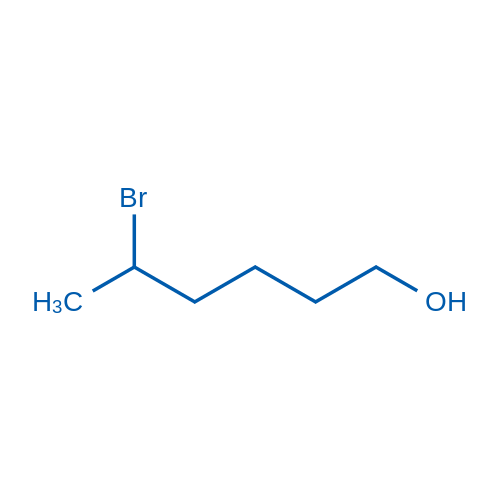 5-bromohexan-1-ol结构式
