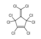 2-Dichloromethylene-1,2,3,3,5,5-hexachlorocyclopent-1-ene结构式