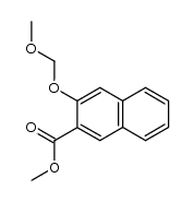 methyl 3-methoxymethoxy-2-naphthoate结构式