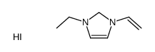 1-ethenyl-3-ethyl-1,2-dihydroimidazol-1-ium,iodide结构式