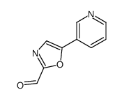 5-PYRIDIN-3-YL-OXAZOLE-2-CARBALDEHYDE结构式