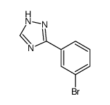 3-(3-溴苯基)-4H-1,2,4-噻唑结构式