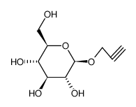 2-Propynyl beta-D-glucopyranoside结构式