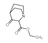 Ethyl 3-oxoquinuclidine-2-carboxylate结构式