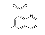 6-fluoro-8-nitroquinoline结构式