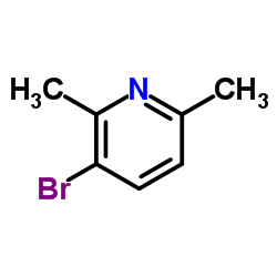 2,6-二甲基-3-溴吡啶结构式