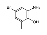 2-amino-4-bromo-6-methylphenol结构式