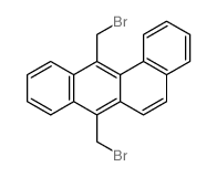 Benz[a]anthracene, 7,12-bis(bromomethyl)-结构式